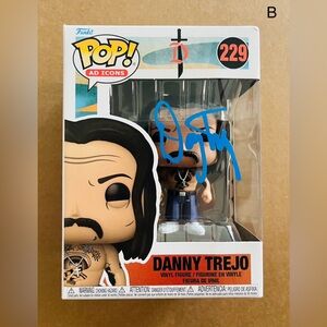 Funko Pop! SIGNED Danny Trejo: Ad Icons Vinyl Movie Figure #229 - Machete - NEW